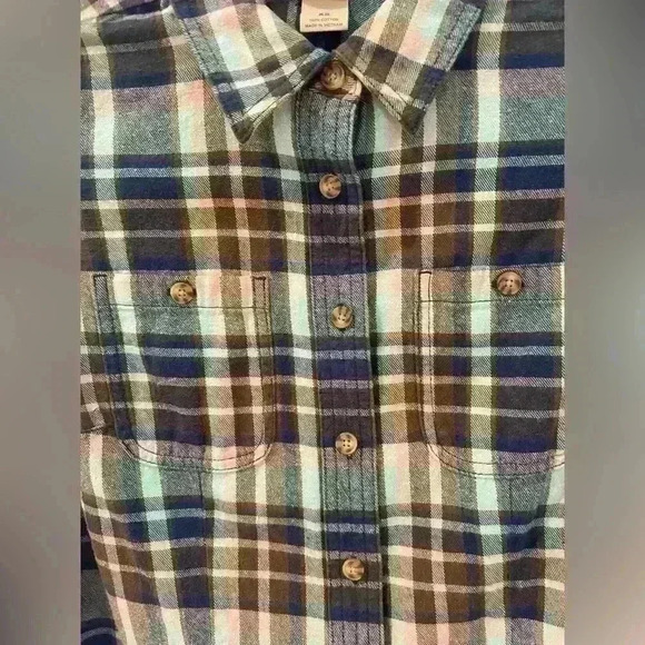 Duluth Trading Co Womens Flannel Shirt Size XS - Picture 3 of 6